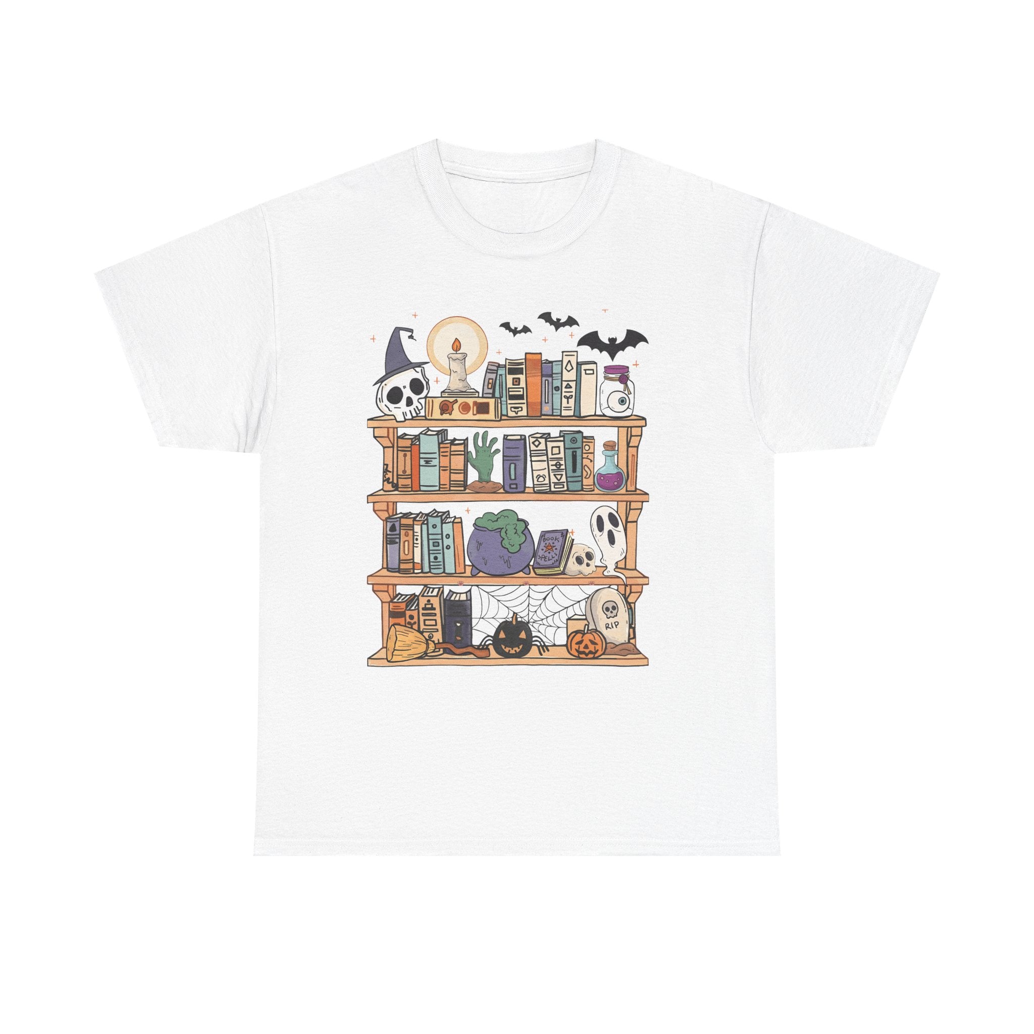 Spooky Reading Book Teacher Halloween back