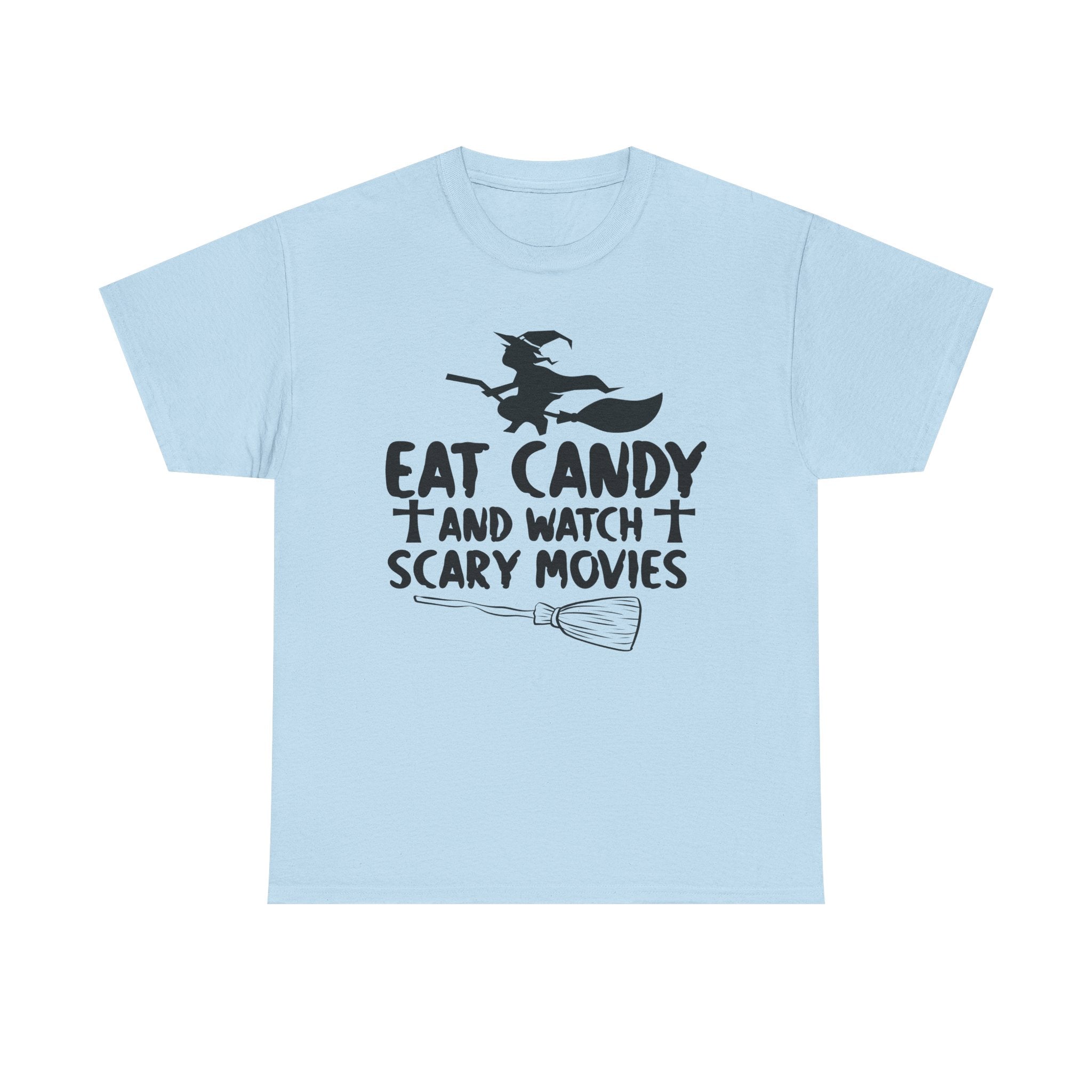 Eat Candy And Watch Scary Movies Halloween T-Shirt