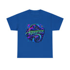 Neon Aquarius Zodiac Tee