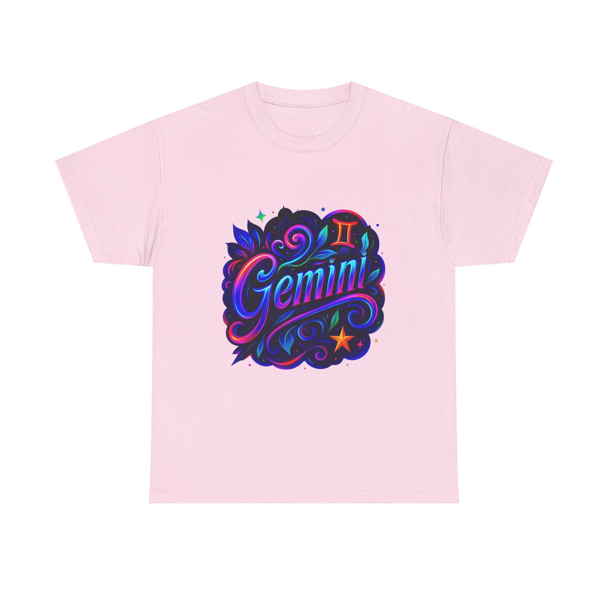 Neon Gemini Zodiac Tee