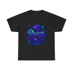 Neon Pisces Zodiac Tee