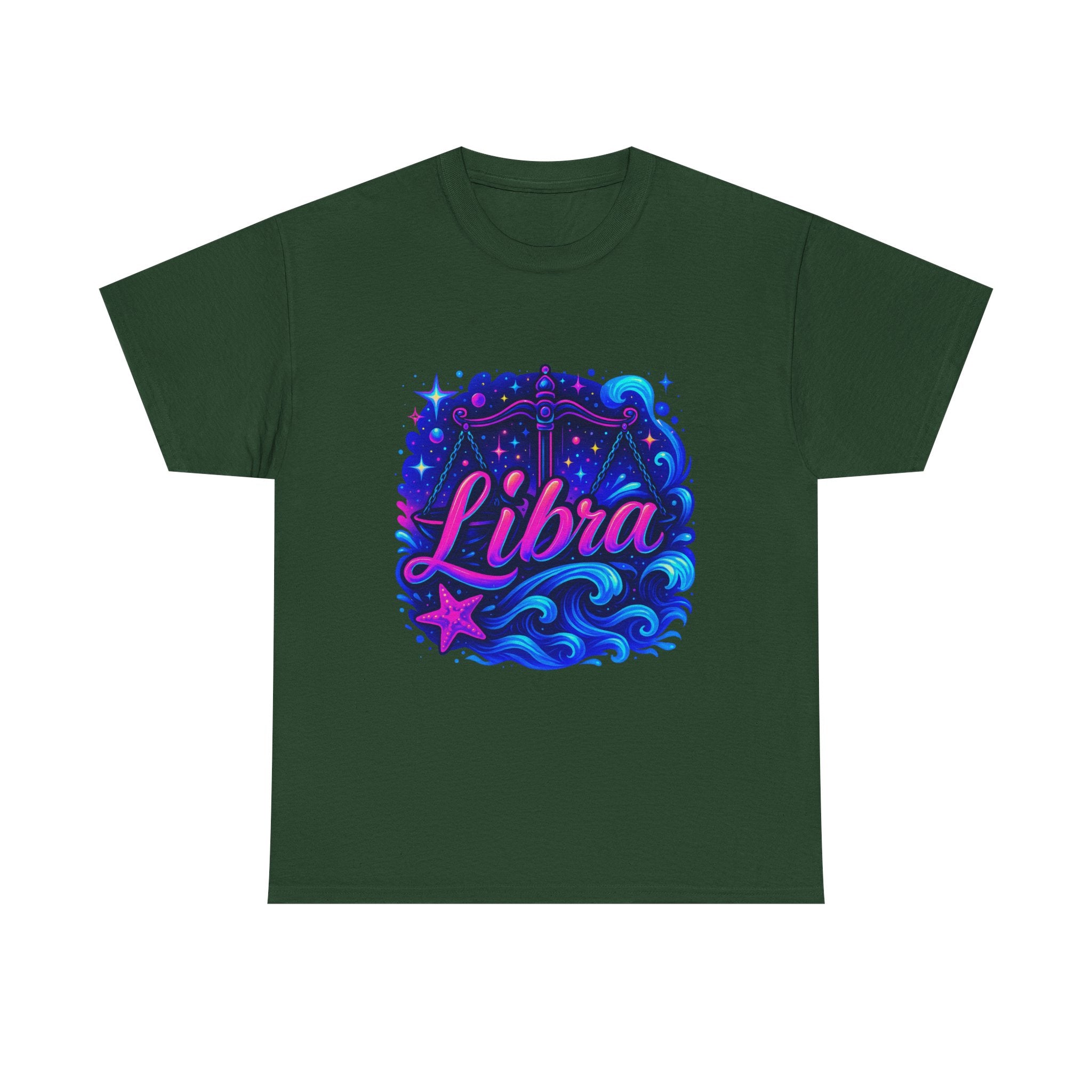 Neon Libra Zodiac Tee