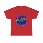 Neon Sagittarius Zodiac Tee