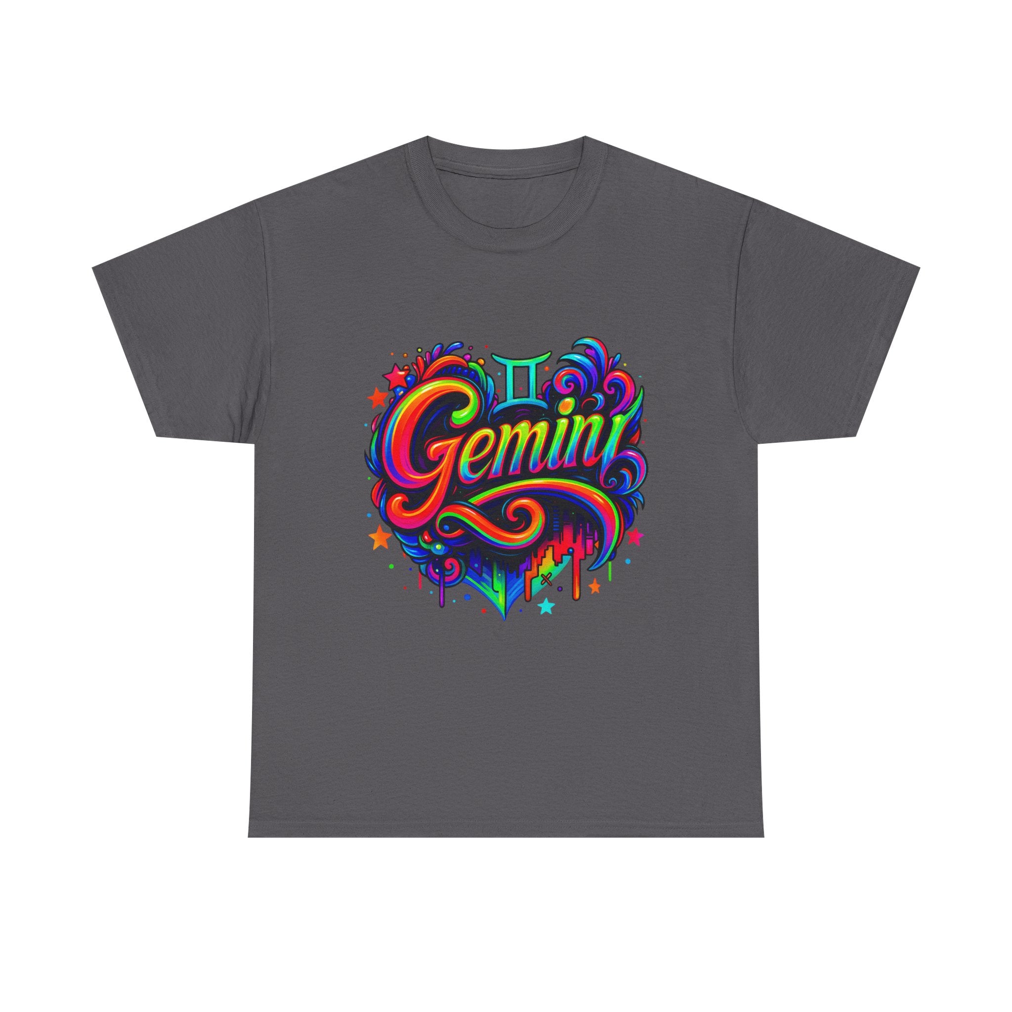 Neon Gemini Zodiac Tee