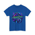 Neon Aquarius Zodiac Tee