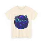 Neon Pisces Zodiac Tee