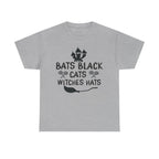 Bats Black Cats Witch Hats Tee