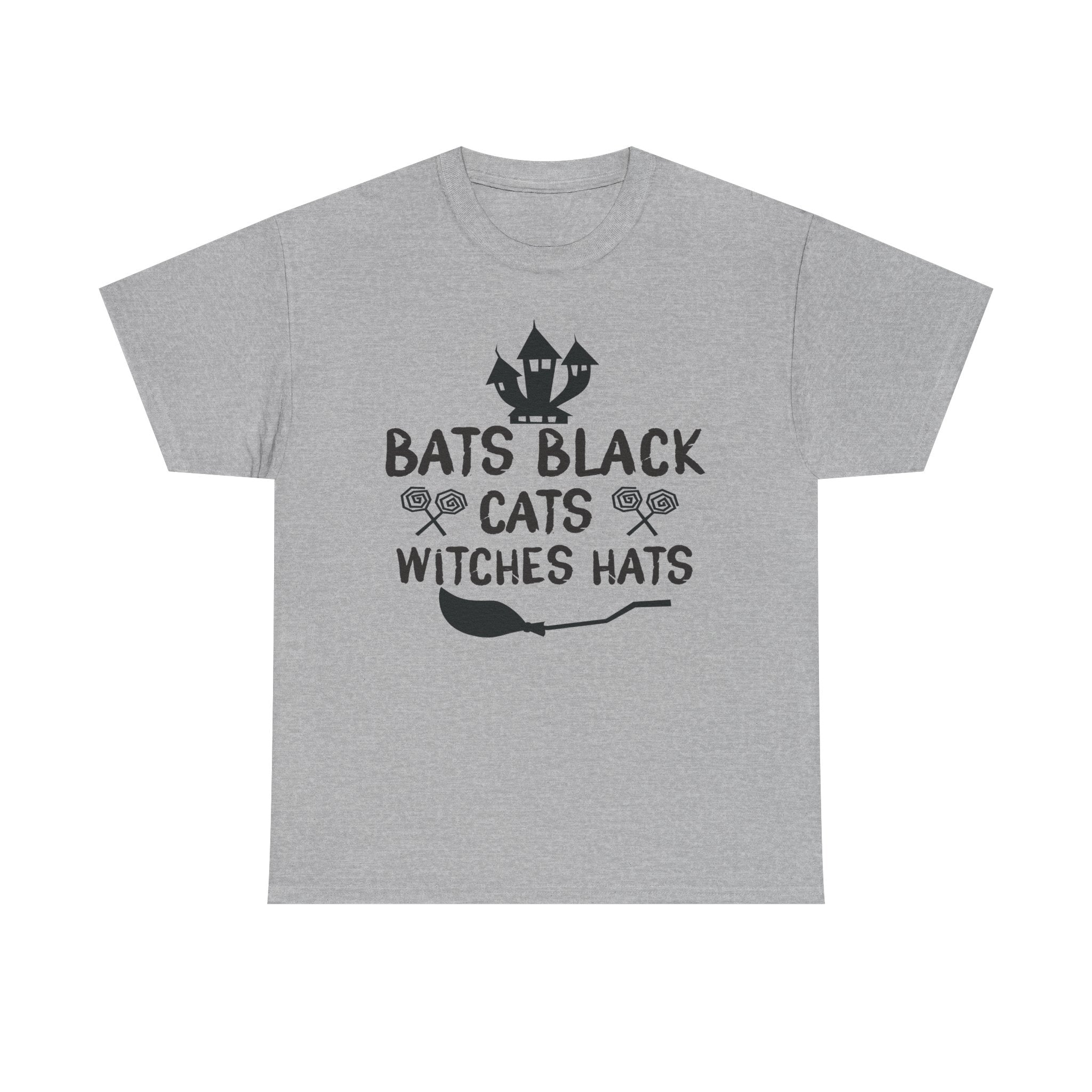 Bats Black Cats Witch Hats Tee