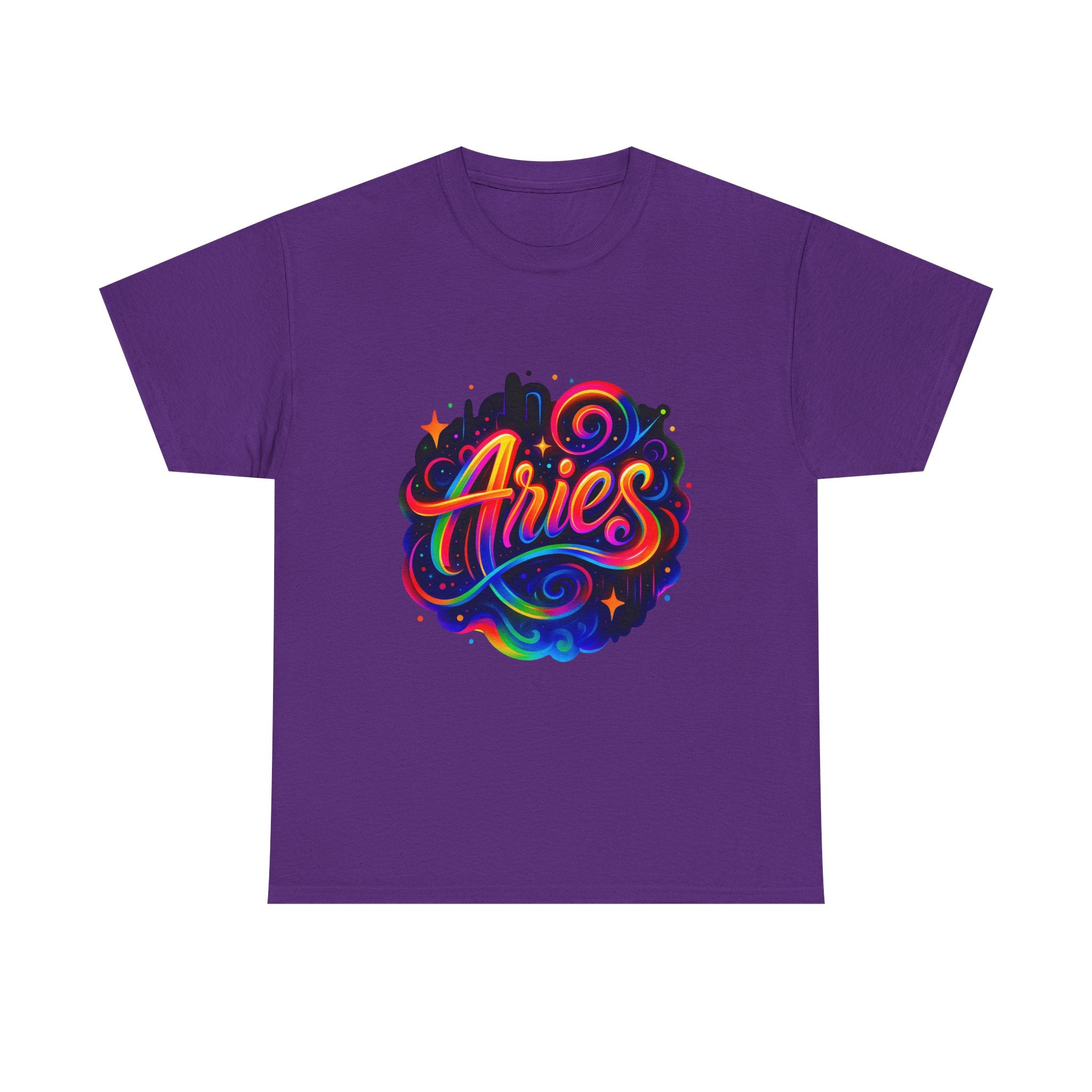 Neon Aries Zodiac Tee