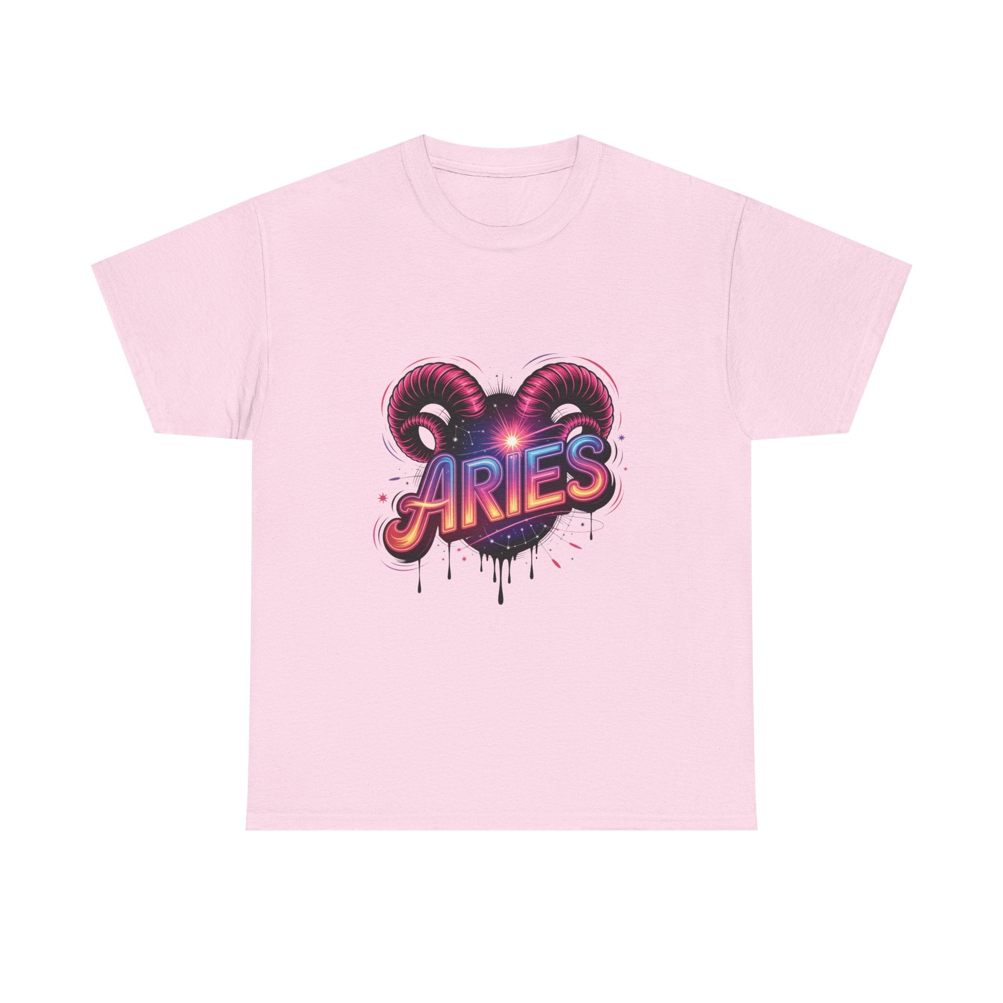 Neon Aries Zodiac Tee