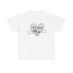 Unisex Tee - Yes No Ouija Graphic Print Shirt