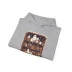 Cute Ghost Reading Books Halloween Librarian Book Hoodie