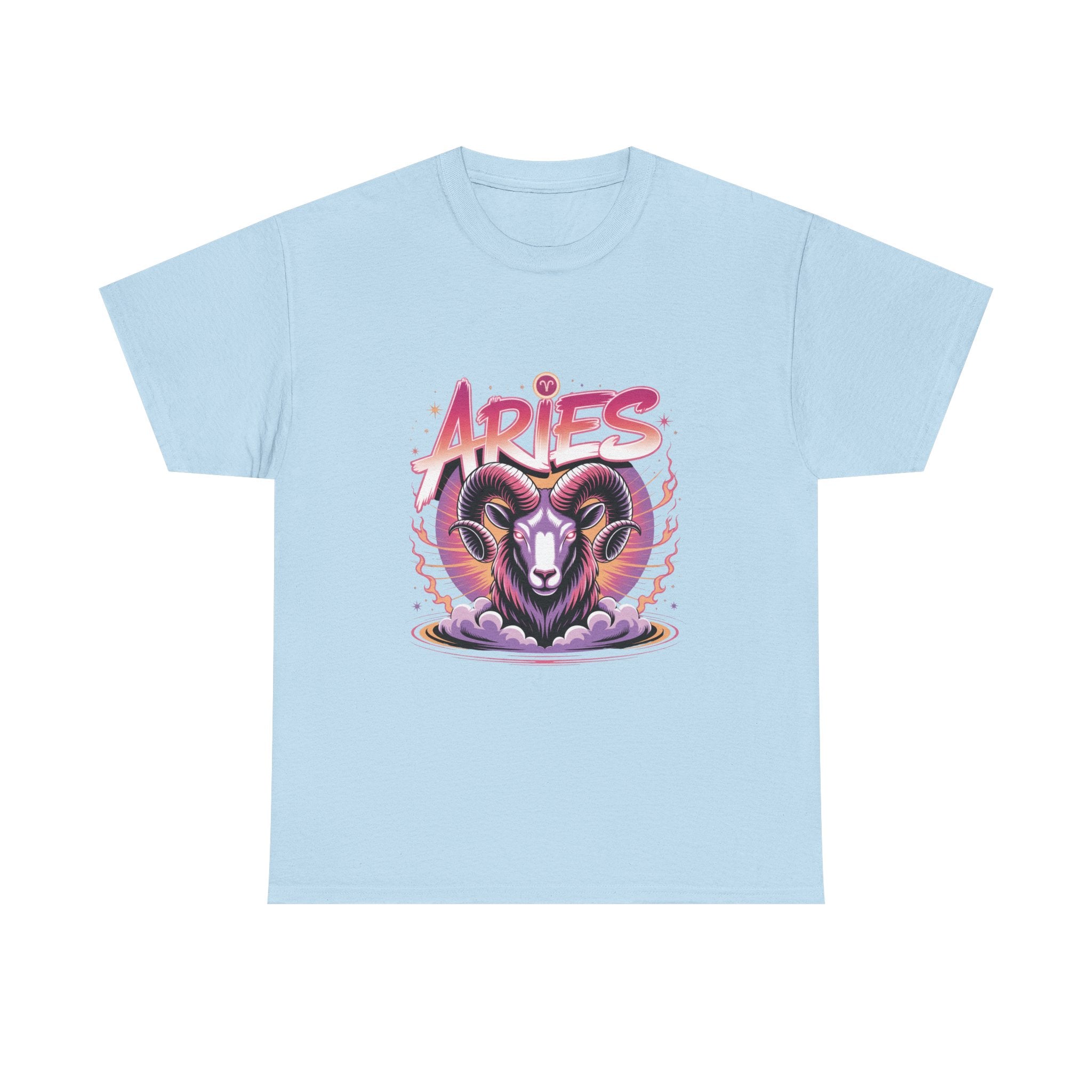 Neon Aries Zodiac Tee