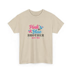 Pink Or Blue Brother Loves You Graphic Tee