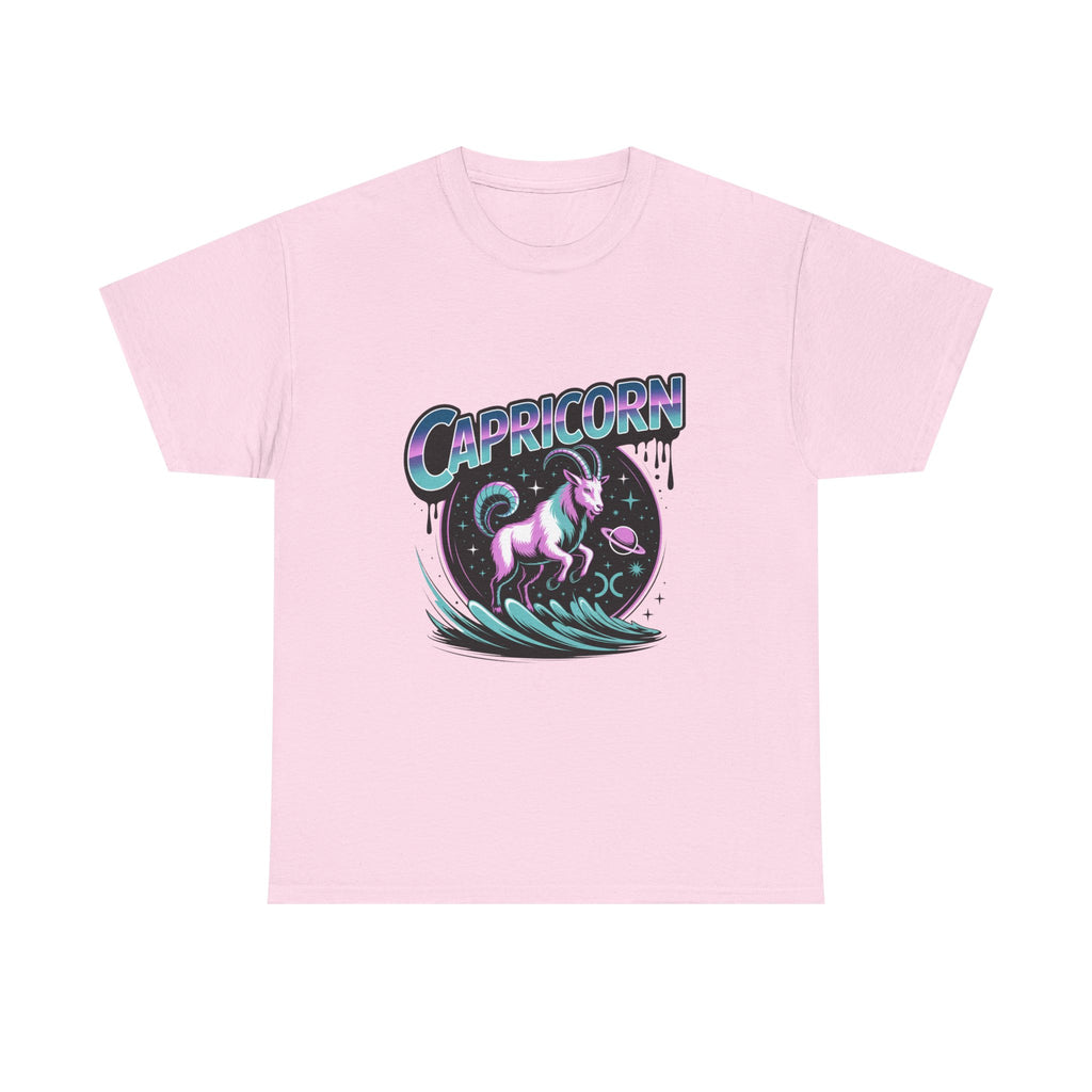 Neon Capricorn Zodiac Tee
