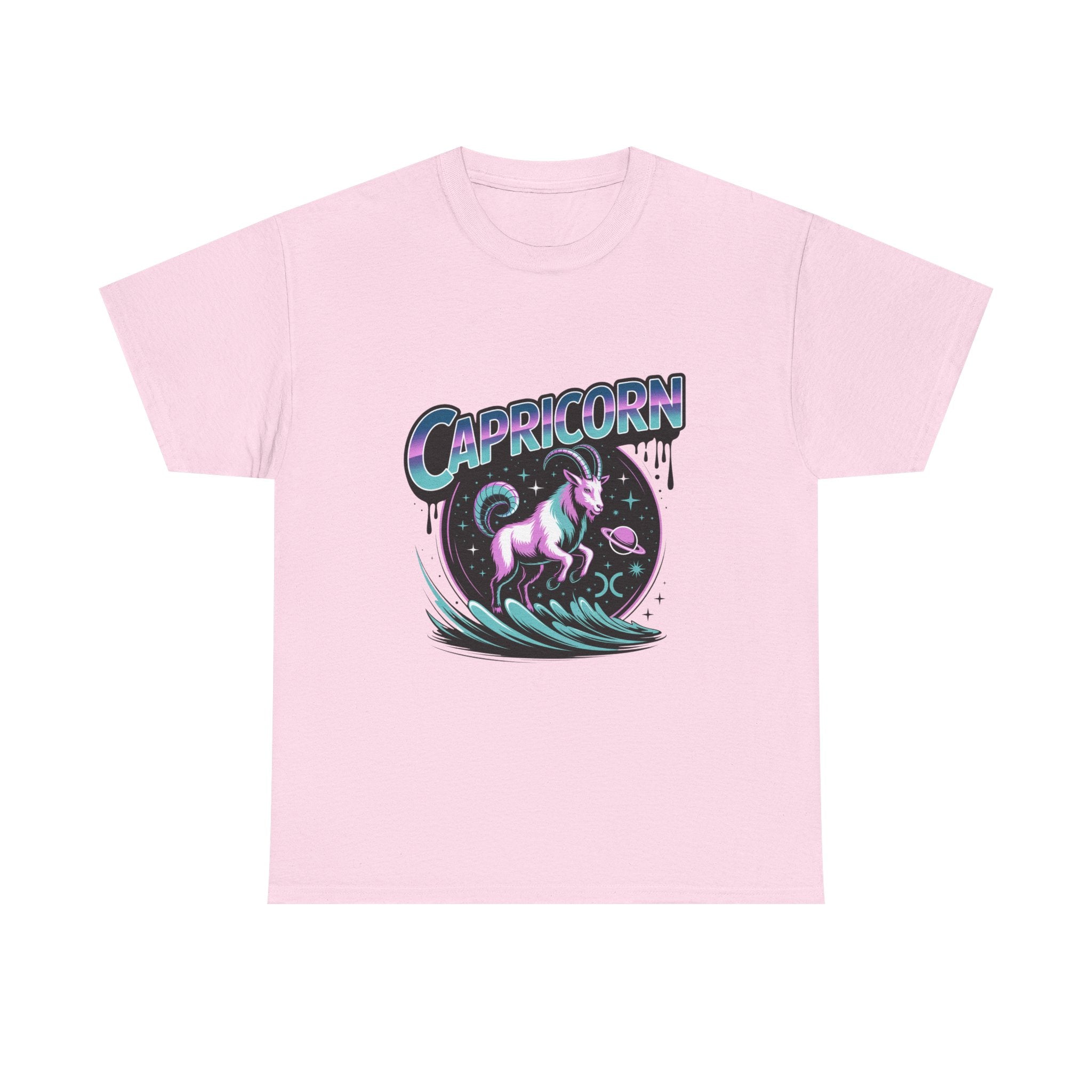 Neon Capricorn Zodiac Tee