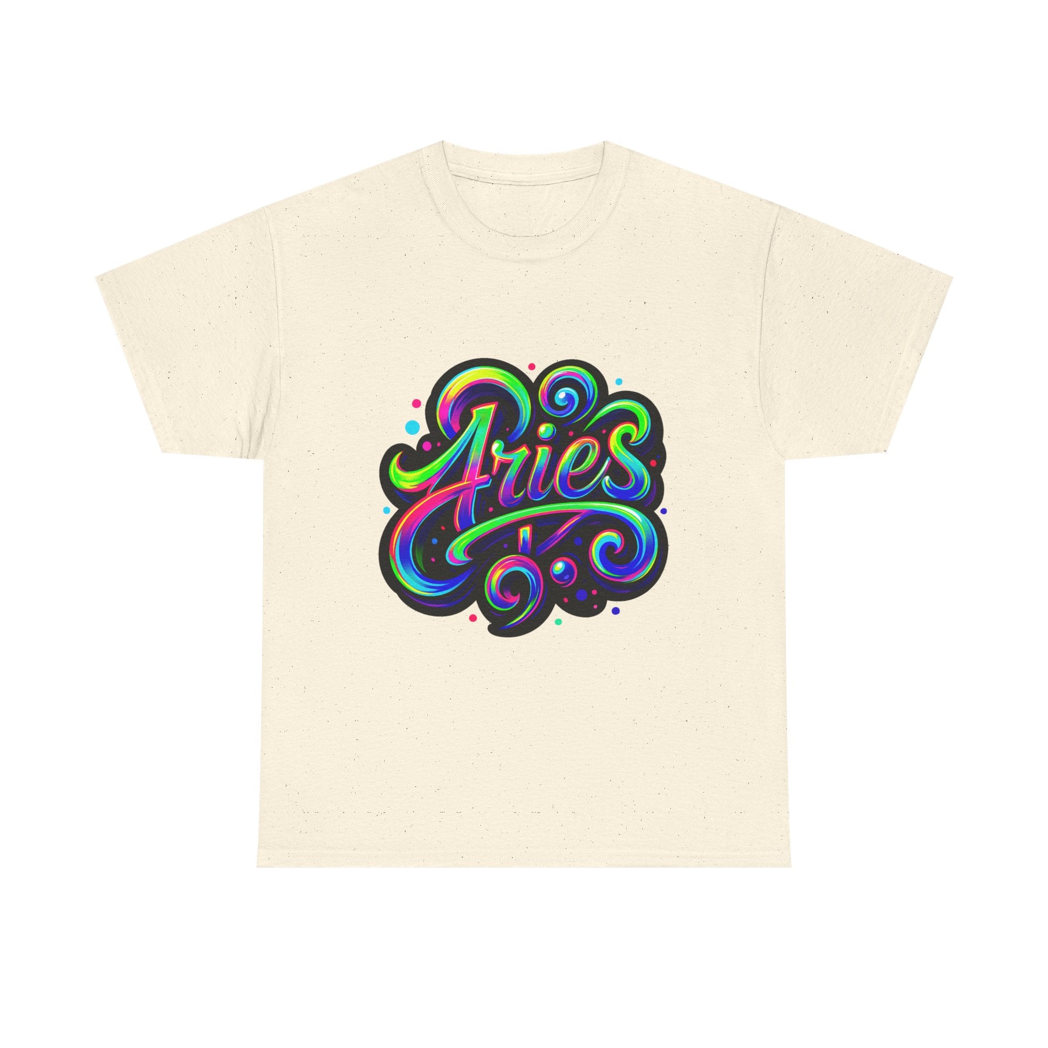 Neon Aries Zodiac Tee