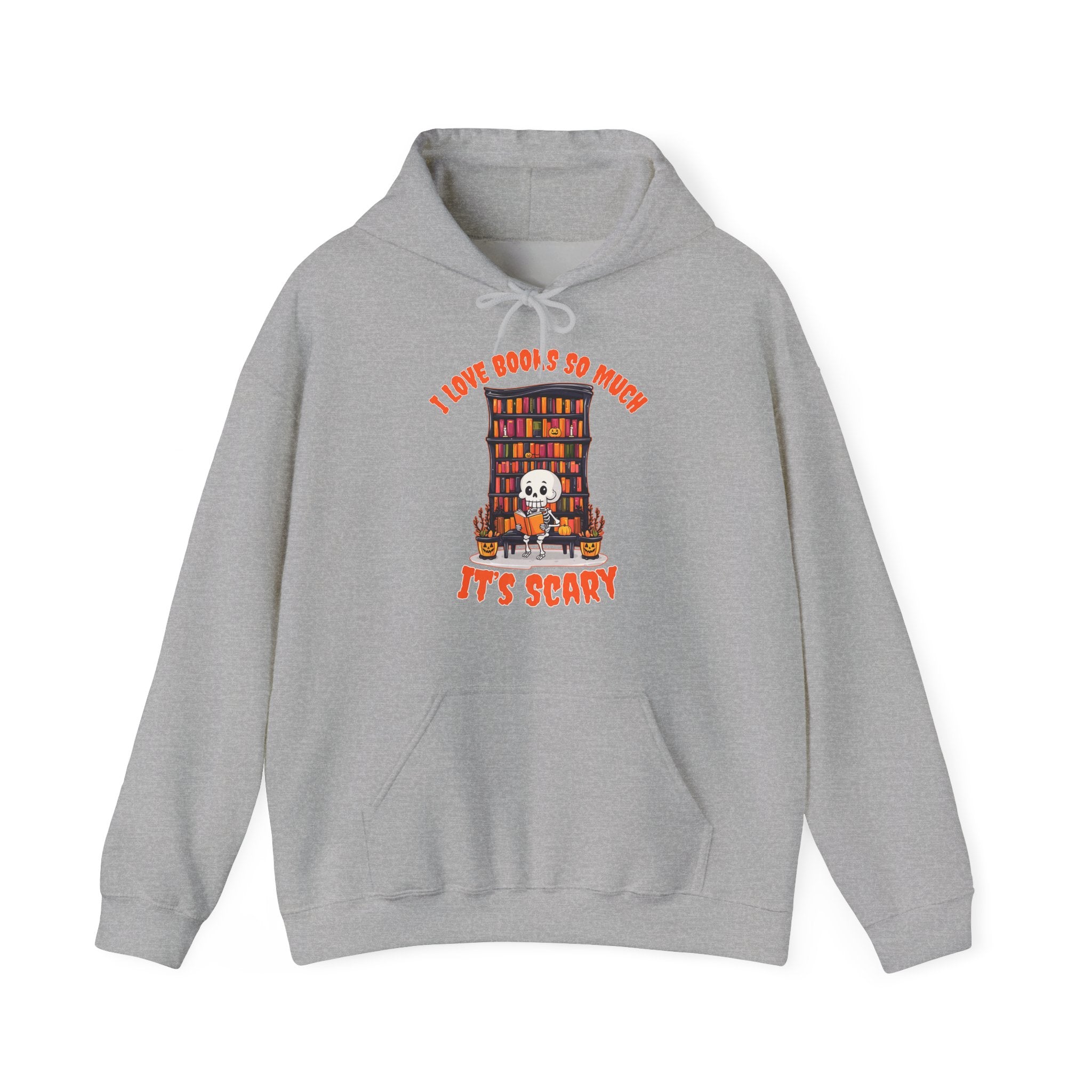 Skeleton Book Lover Halloween Hoodie