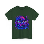 Neon Pisces Zodiac Tee