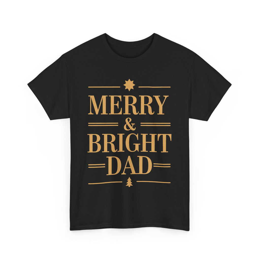 Dad Graphic Tee - Merry & Bright Unisex Heavy Cotton