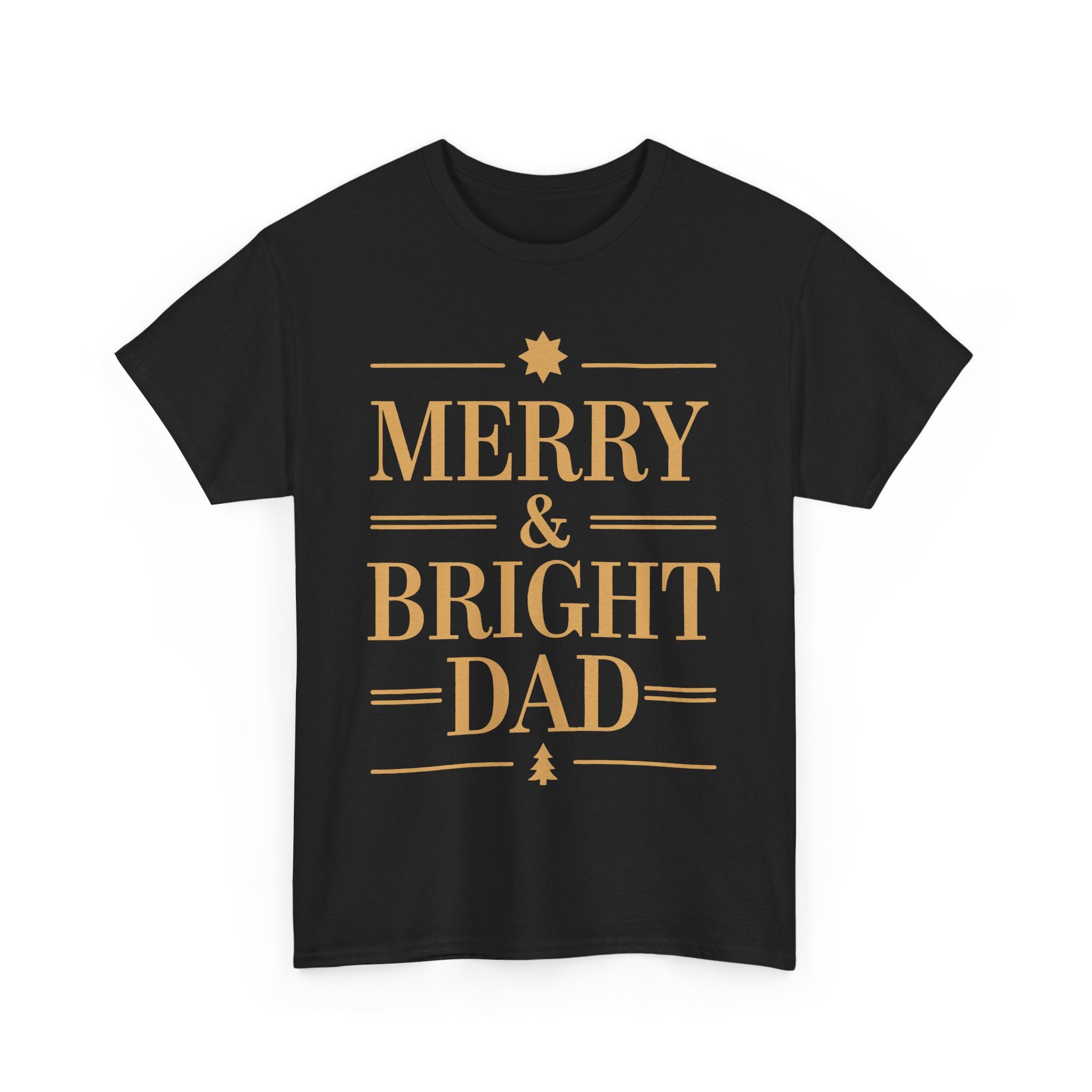 Dad Graphic Tee - Merry & Bright Unisex Heavy Cotton