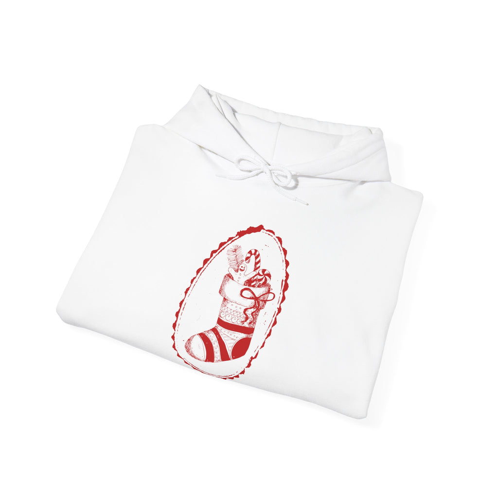 Red Christmas Stocking Hoodie