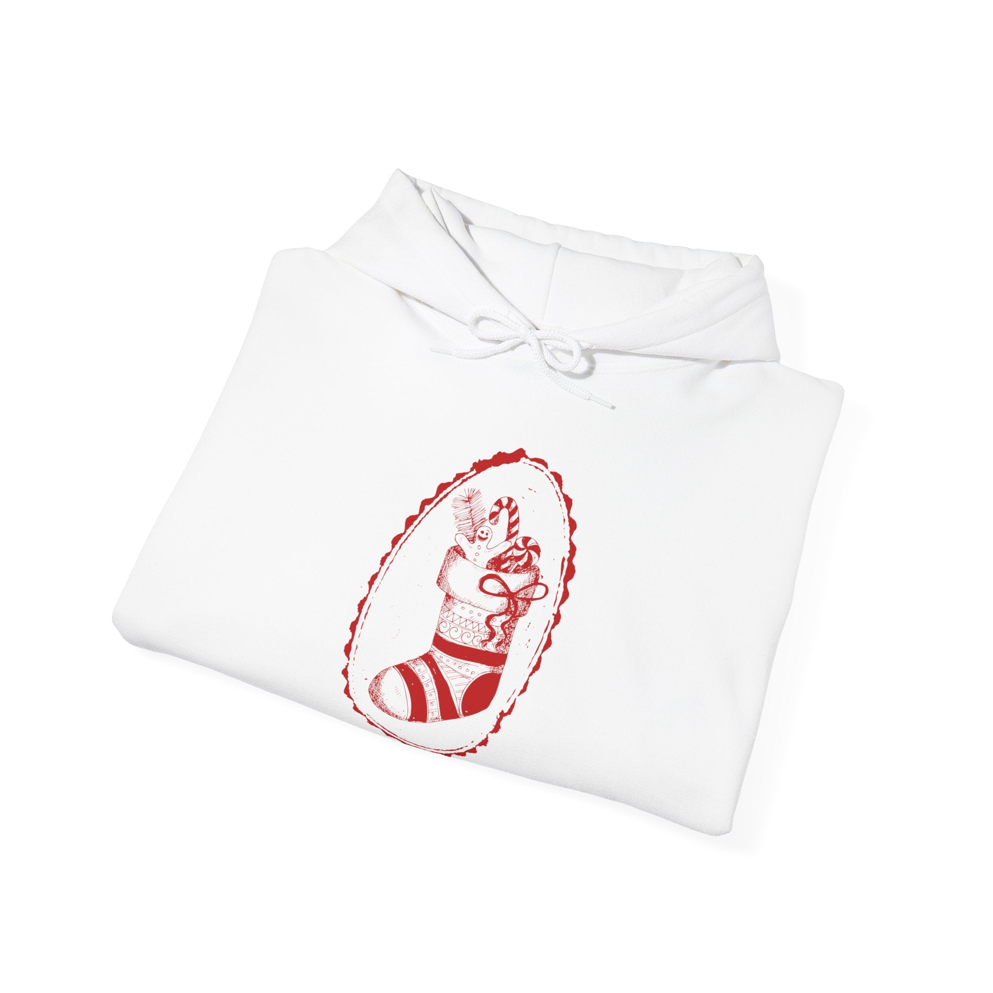 Red Christmas Stocking Hoodie
