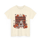 Ghost Book Reader, Reading Book lover Halloween T-Shirt