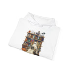 Ghost Reading Halloween Book Lover Hoodie
