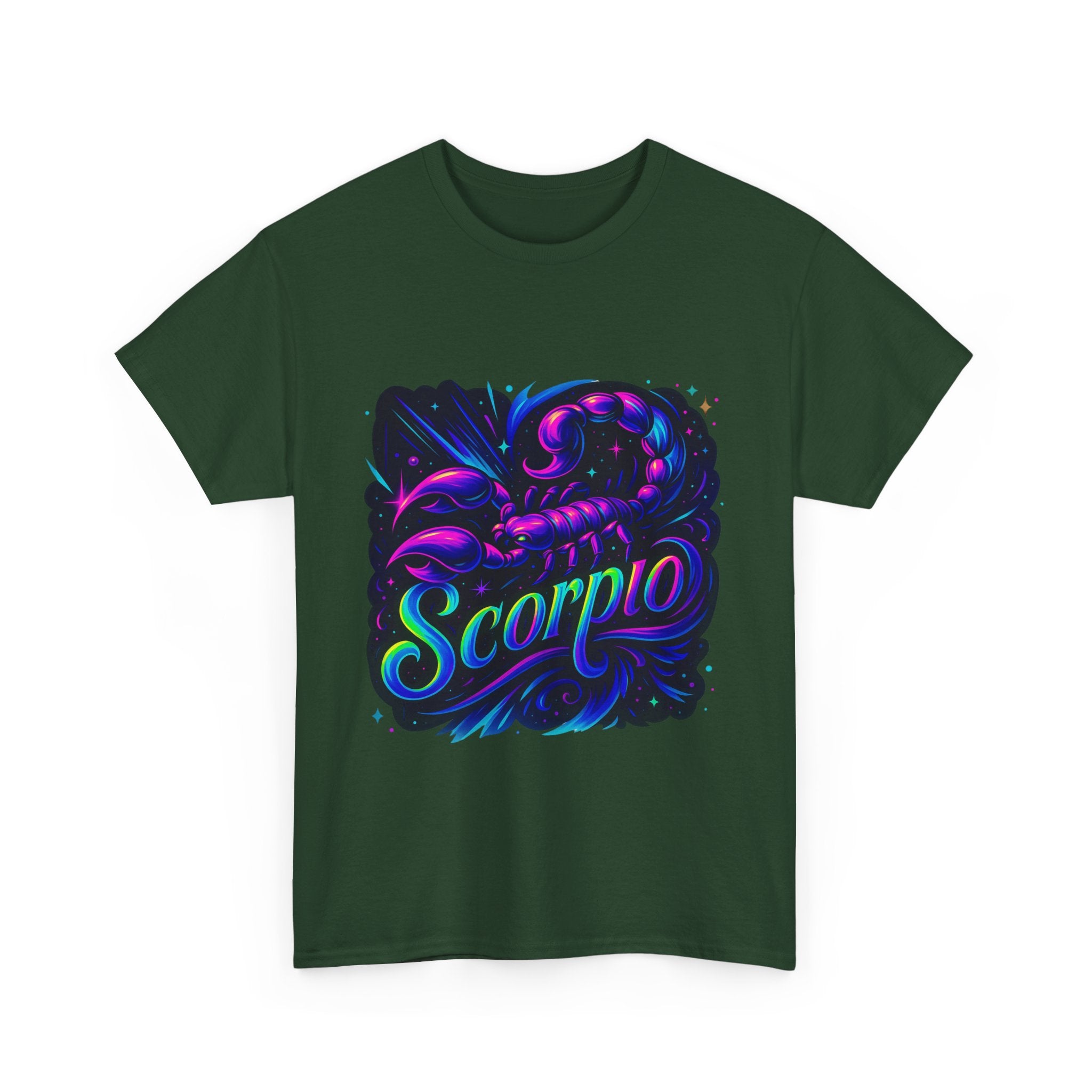 Neon Scorpio Zodiac Tee