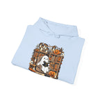 Vintage Halloween Ghost Book Lover Hoodie