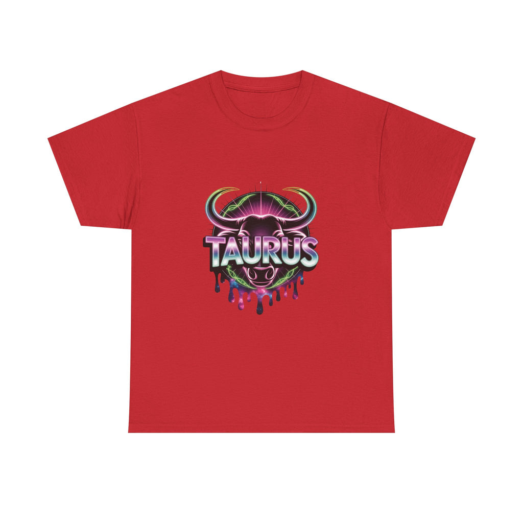 Neon Taurus Zodiac Tee
