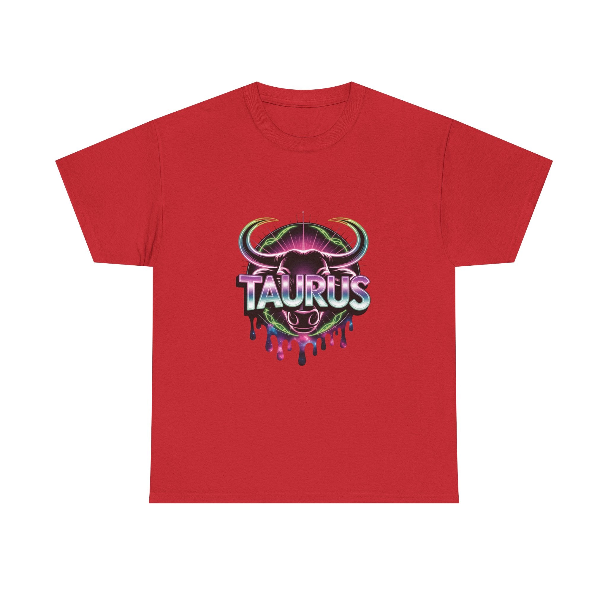 Neon Taurus Zodiac Tee
