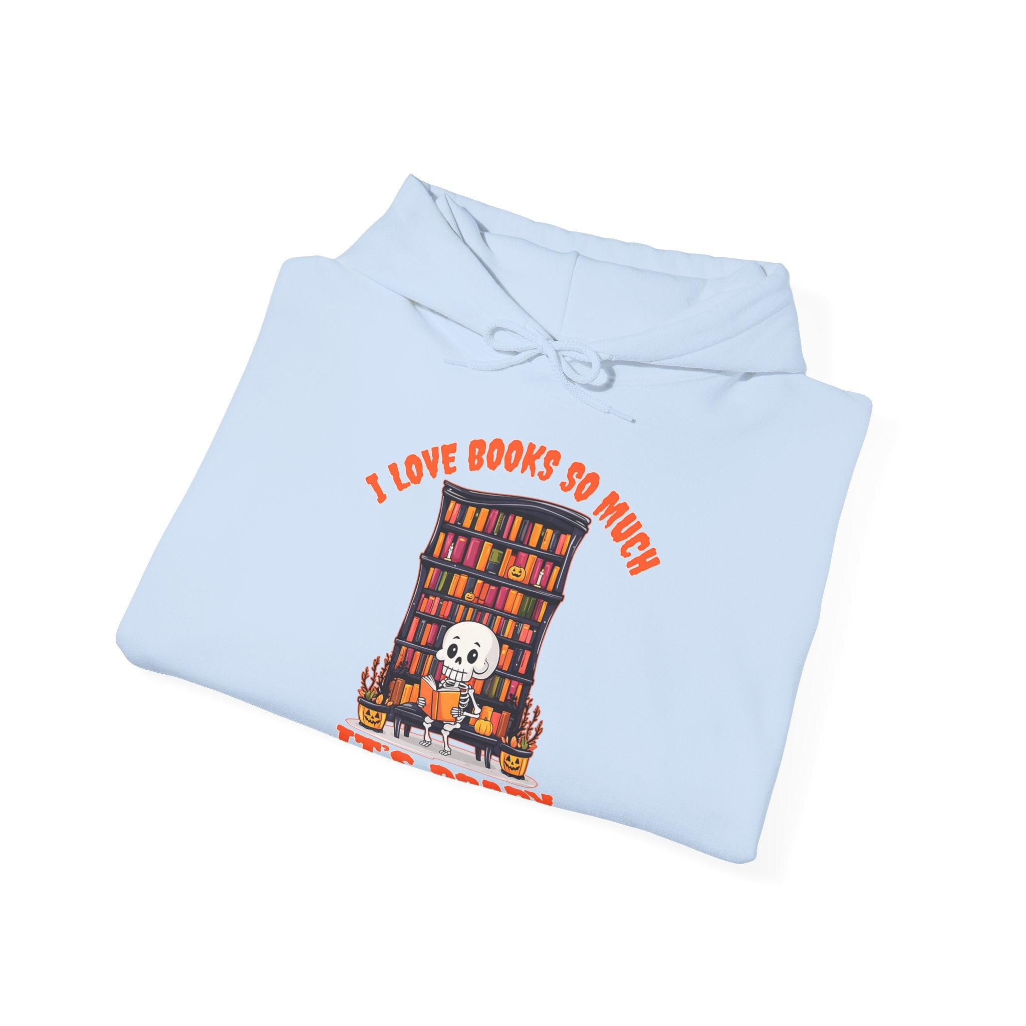 Skeleton Book Lover Halloween Hoodie