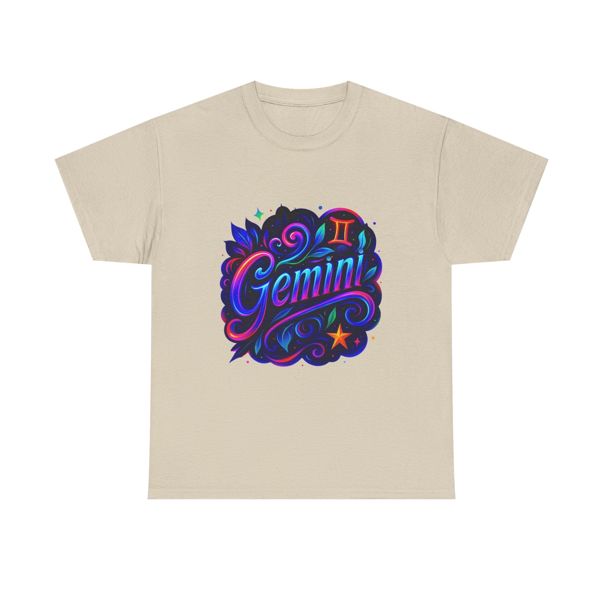 Neon Gemini Zodiac Tee