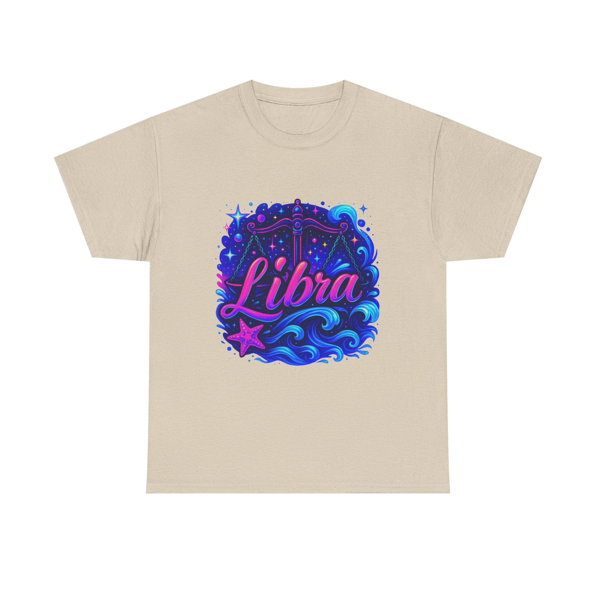 Neon Libra Zodiac Tee