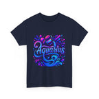 Neon Aquarius Zodiac Tee