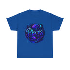 Neon Pisces Zodiac Tee