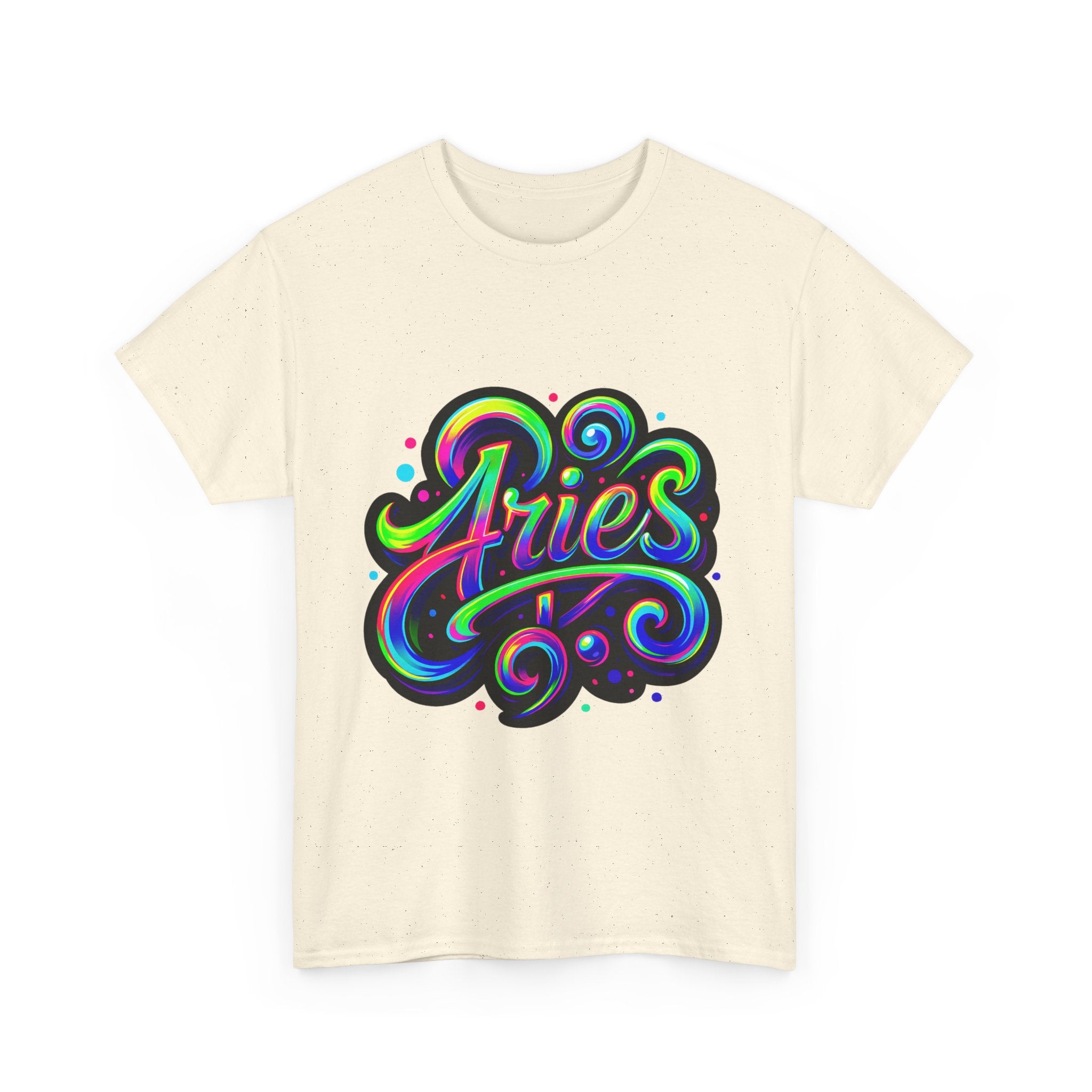 Neon Aries Zodiac Tee