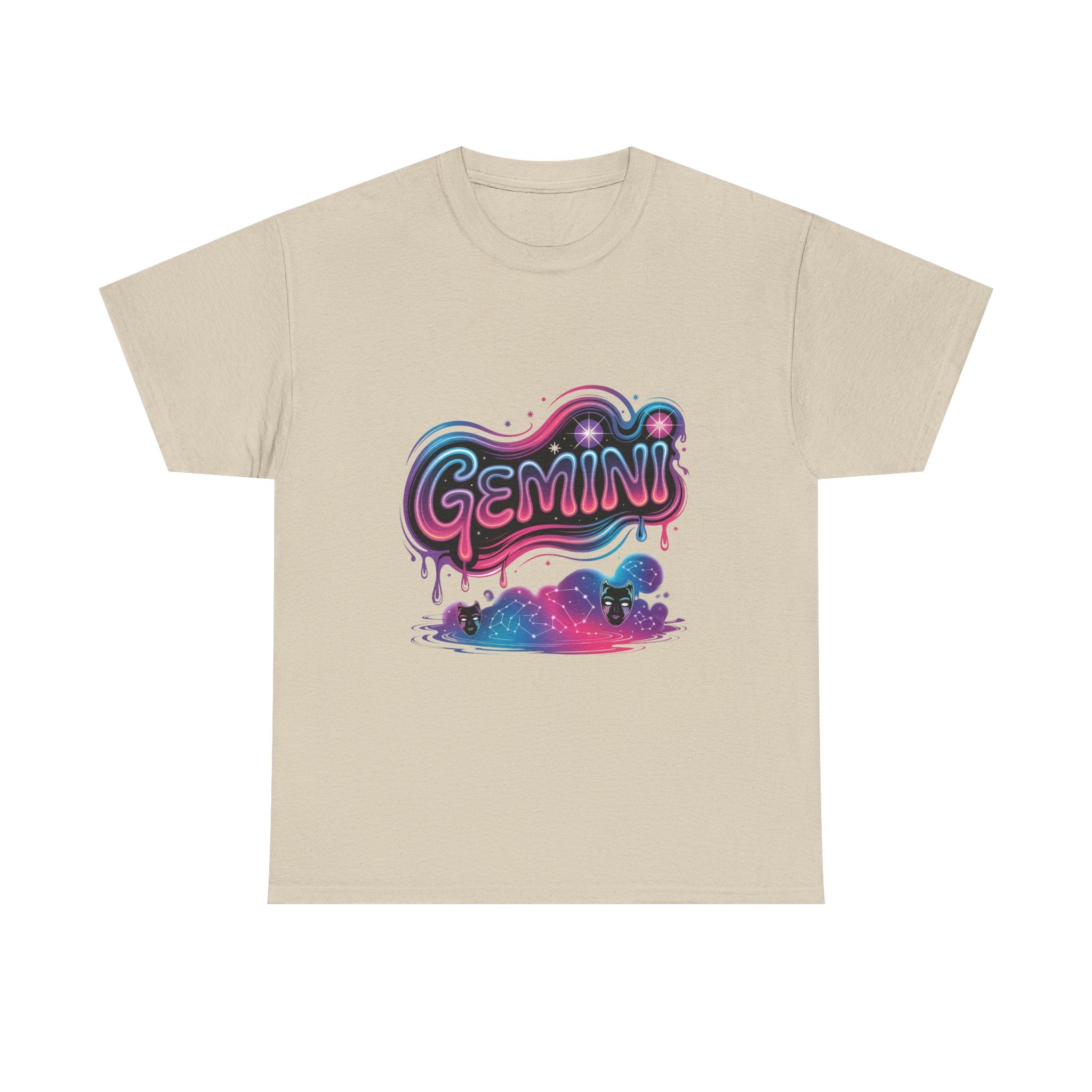 Neon Gemini Zodiac Tee