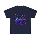 Neon Sagittarius Zodiac Tee