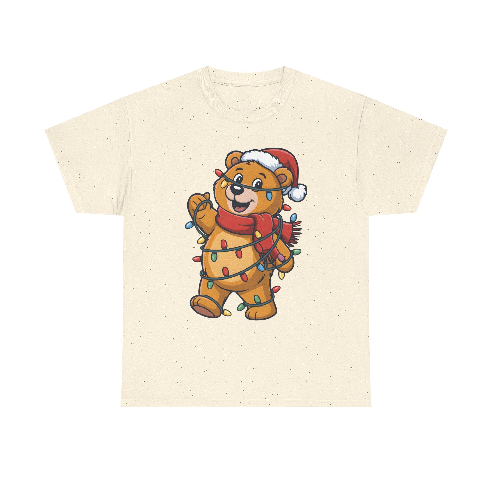 happy Christmas Teddy bear graphic Tee