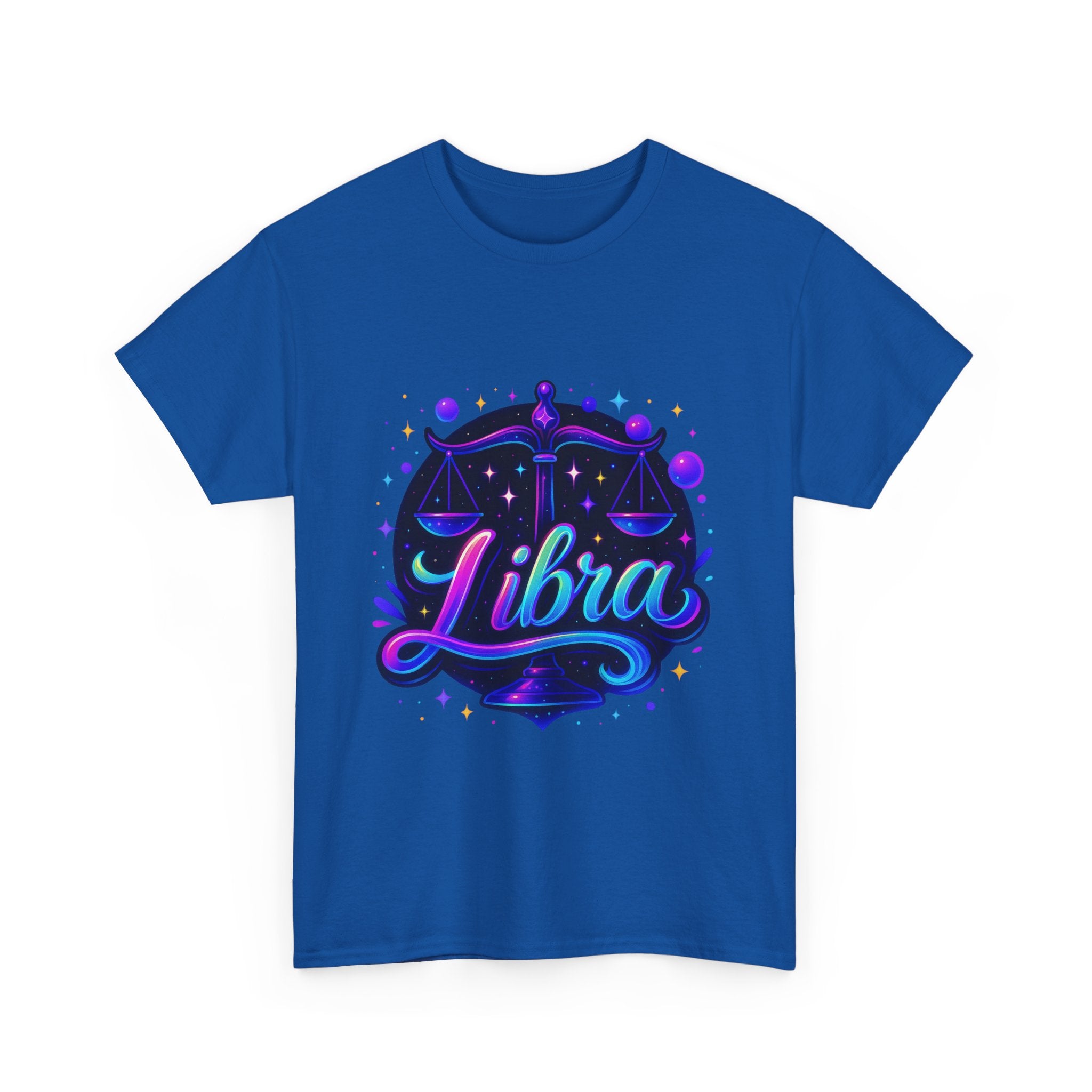 Neon Libra Zodiac Tee