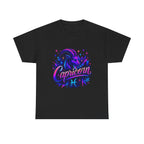 Neon Capricorn Zodiac Tee
