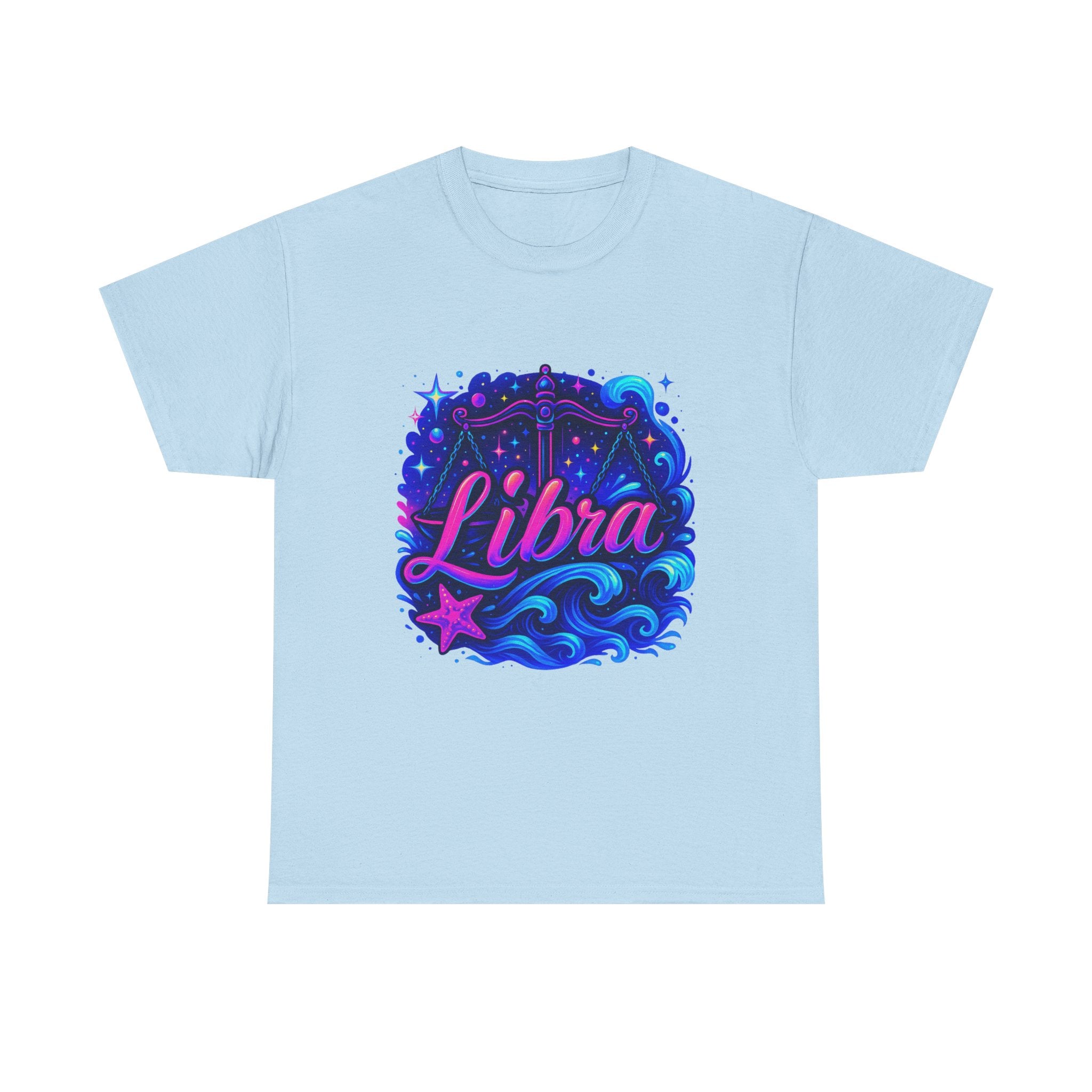Neon Libra Zodiac Tee