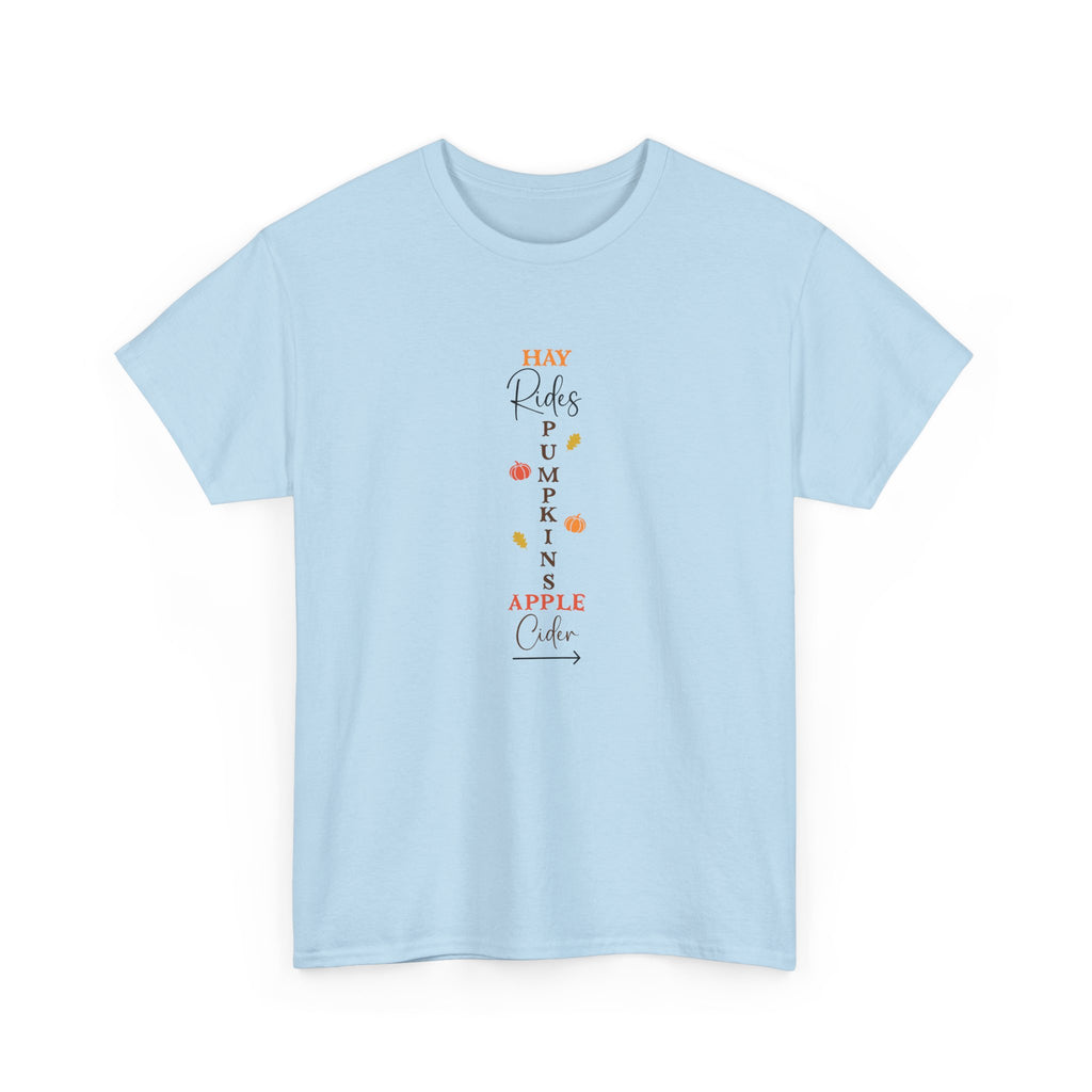 Hay Rides Pumpkins T-Shirt