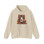 Cute Ghost Reading Book Nerd Halloween Hoodie