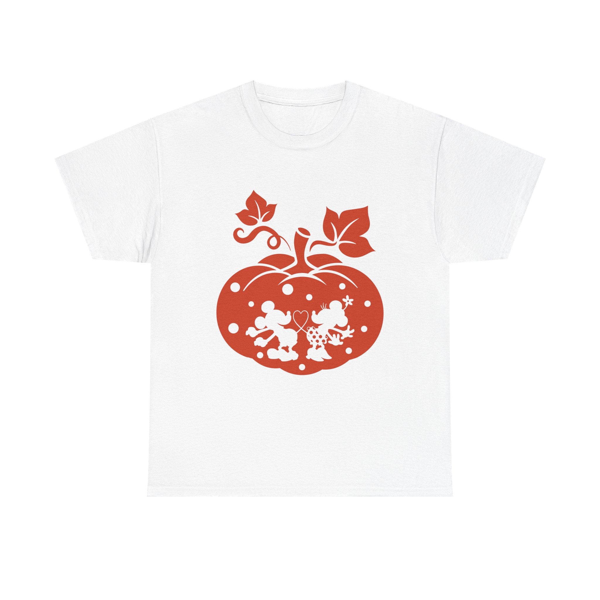 pumpkin carved Mickey & Minnie Graphic Tee
