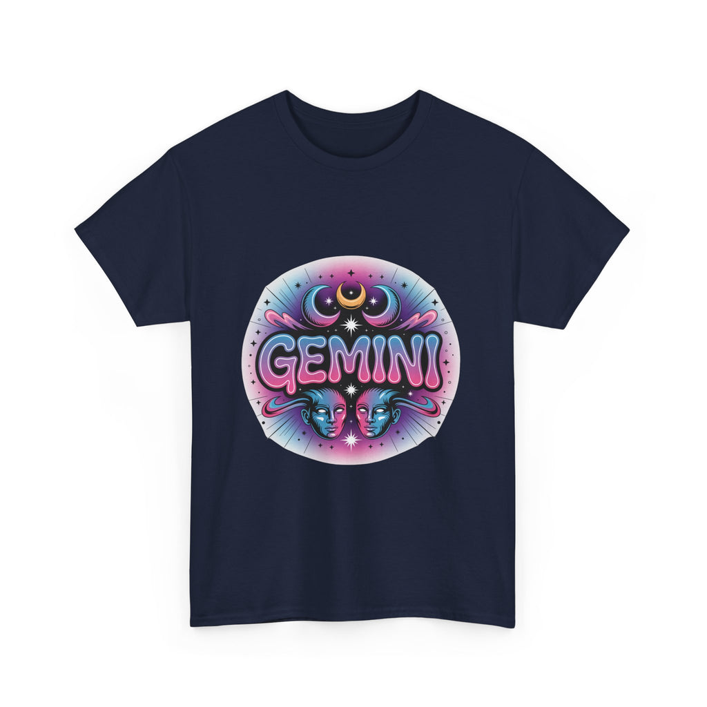 Neon Gemini Zodiac Tee