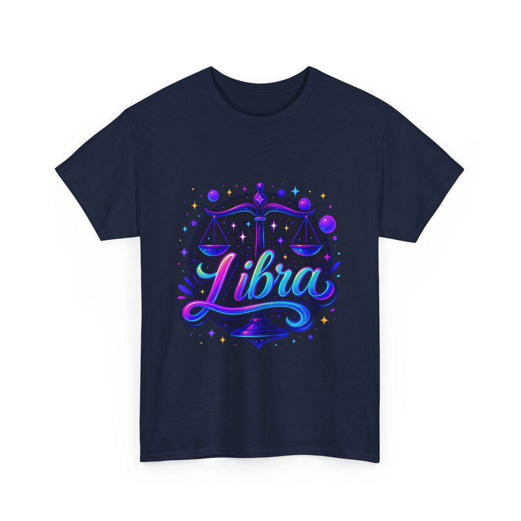 Neon Libra Zodiac Tee